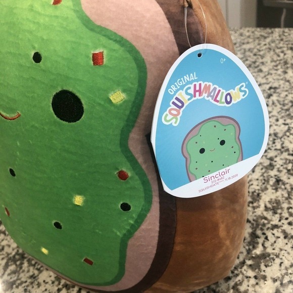 SQUISHMALLOW 12" Food Sinclair the Avocado Toast NEW Collector Favorite - Picture 2 of 6